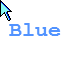 kafelek - kursory - Strzałka niebieska przezroczysta