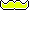 kafelek - kursory - Wąsy  żółty neon  biały  czarny