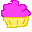 tile - cursors - Babeczka (cupcake)