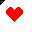 kafelek - kursory - proste czerwone serce