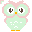 kafelek - kursory - Pastel Owl ^^