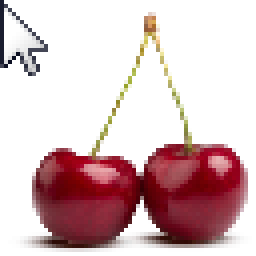 cursor cherries - zoom